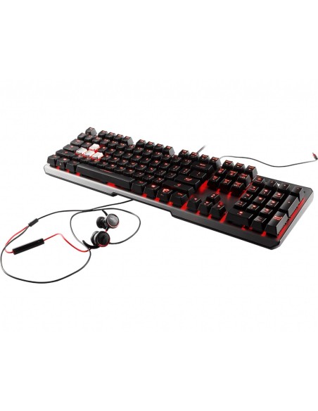 MSI VIGOR GK60 tastiera USB QWERTY Nero