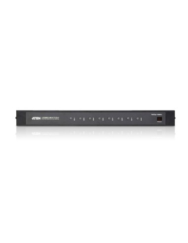 Aten VS0801A switch per keyboard-video-mouse (kvm) Montaggio rack Nero