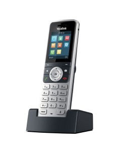 Yealink W53H cornetta del telefono Ricevitore telefonico DECT Identificatore di chiamata Nero, Argento