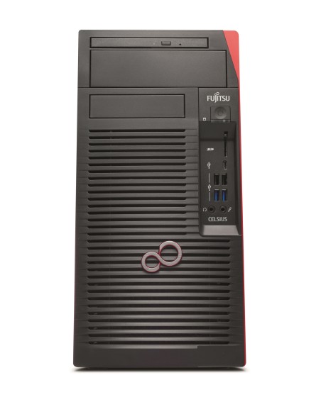 Fujitsu CELSIUS W570 DDR4-SDRAM E3-1230V6 Micro Tower Intel® Xeon® E3 v6 16 GB 256 GB SSD Windows 10 Pro Stazione di lavoro