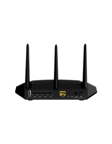 NETGEAR AC2000 router wireless Gigabit Ethernet Dual-band (2.4 GHz 5 GHz) 4G Nero