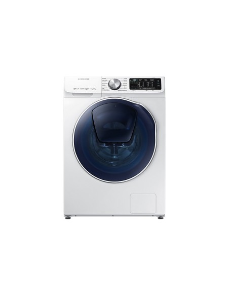 Samsung WD90N642OOW lavasciuga Libera installazione Caricamento frontale Blu, Bianco