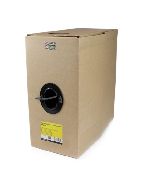 StarTech.com Rotolo in serie di cavi riser UTP solidi CMR Cat5e, 304,8 m, colore grigio