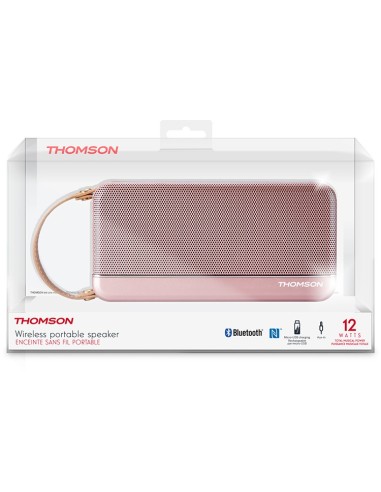 Thomson WS02RSM altoparlante portatile Rosa 12 W