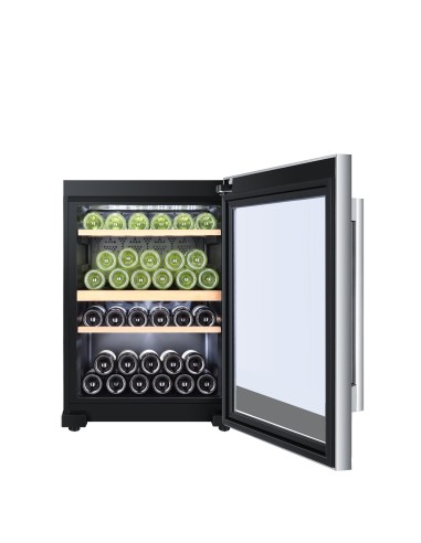 Haier WS50GDAI cantina vino Cantinetta vino con compressore Libera installazione Acciaio inossidabile 50 bottiglia bottiglie