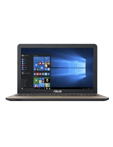 ASUS X540BA-GQ596 Computer portatile 39,6 cm (15.6") HD AMD A4 4 GB DDR4-SDRAM 256 GB SSD Wi-Fi 4 (802.11n) Endless OS Nero,