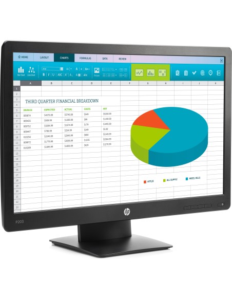 HP ProDisplay P203 50,8 cm (20") 1600 x 900 Pixel HD+ LED Nero