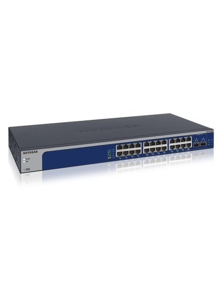 NETGEAR XS724EM Gestito L2 10G Ethernet (100 1000 10000) 1U Blu, Grigio