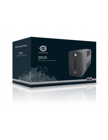 Conceptronic ZEUS02E gruppo di continuità (UPS) A linea interattiva 0,85 kVA 480 W 4 presa(e) AC