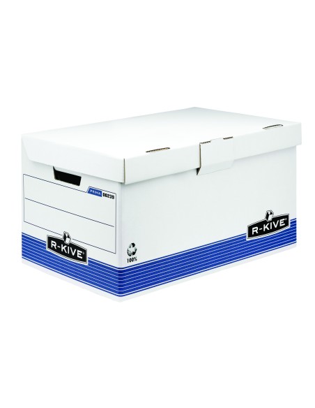 Fellowes 0023901 scatola per la conservazione di documenti Blu, Bianco