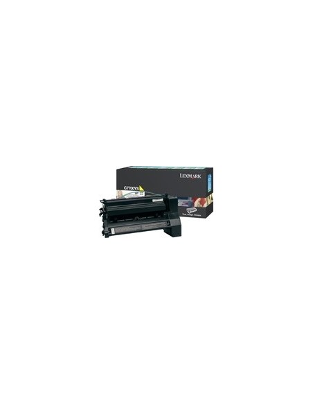 Lexmark Yellow Return Program Print Cartridge for C770 C772 cartuccia toner Originale Giallo