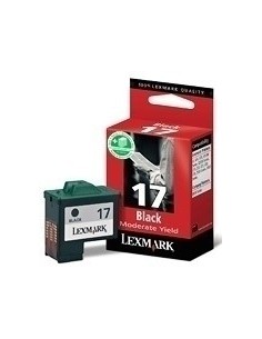 Lexmark No.17 Moderate Use Black Print Cartridge BLISTER cartuccia d'inchiostro 1 pz Originale Nero