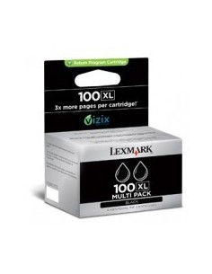 Lexmark 14N0848 cartuccia d'inchiostro 2 pz Originale Nero