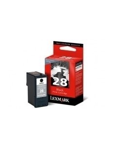 Lexmark No.28 Black Return Program Print Cartridge BLISTER cartuccia d'inchiostro 1 pz Originale Nero