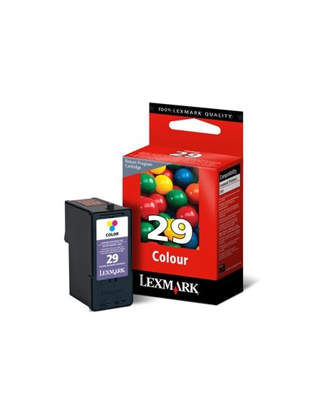 Lexmark No29 cartuccia d'inchiostro 1 pz Originale Ciano, Magenta, Giallo