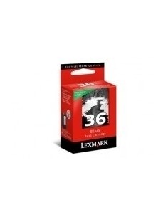 Lexmark No.36 Black Return Program Print Cartridge BLISTER cartuccia d'inchiostro Originale