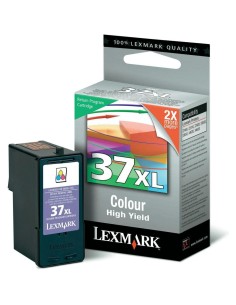 Lexmark No.37XL Color Return Program Print Cartridge cartuccia d'inchiostro Originale Resa elevata (XL) Nero
