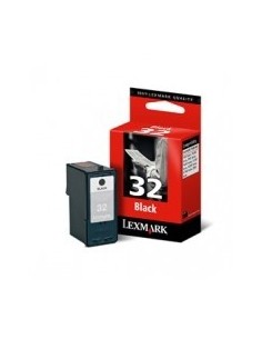 Lexmark No.32 Black Print Cartridge cartuccia d'inchiostro 1 Cartridge Originale Nero
