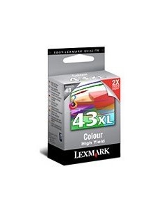 Lexmark No.43XL Color Print Cartridge BLISTER cartuccia d'inchiostro Originale