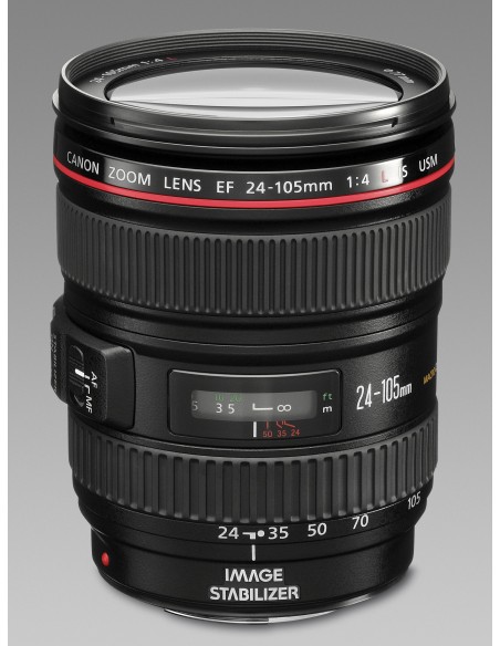 Canon EF 24-105mm f 4L IS USM SLR Obiettivi con zoom standard Nero