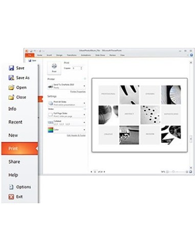 Microsoft PowerPoint 2010, ES