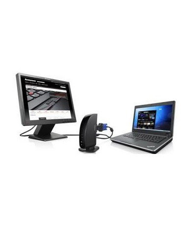 Lenovo 0A33943 replicatore di porte e docking station per notebook Cablato Nero