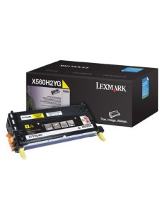 Lexmark X560 Yellow High Yield Print Cartridge cartuccia toner Originale Giallo