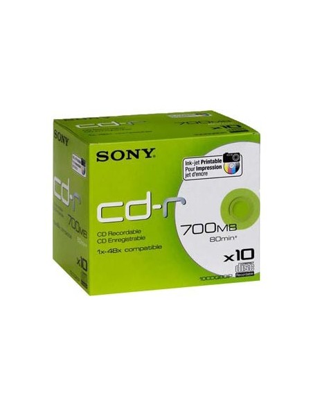 Sony 10CDQ80IP CD-R 80min 700MB