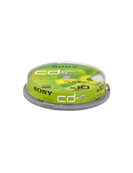 Sony CD-R 80min-700MB 48x (10) 10 pz
