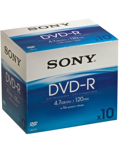 Sony DVD-R 4,7 GB 10 pz