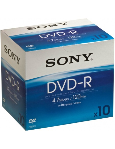 Sony DVD-R 4,7 GB 10 pz