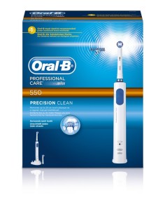 Oral-B Professional Care 550 Adulto Spazzolino rotante-oscillante Bianco