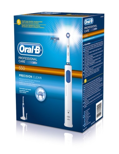 Oral-B Professional Care 550 Adulto Spazzolino rotante-oscillante Bianco