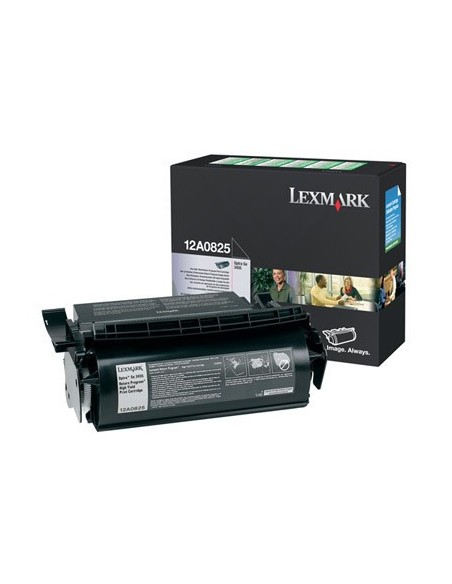 Lexmark 12A0825 cartuccia toner 1 pz Originale Nero