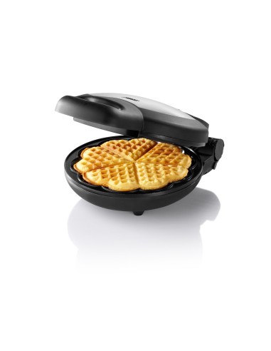 Princess 132391 5 waffle 1000 W Nero, Acciaio inossidabile