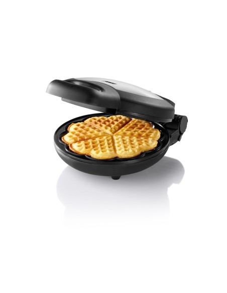 Princess 132391 5 waffle 1000 W Nero, Acciaio inossidabile