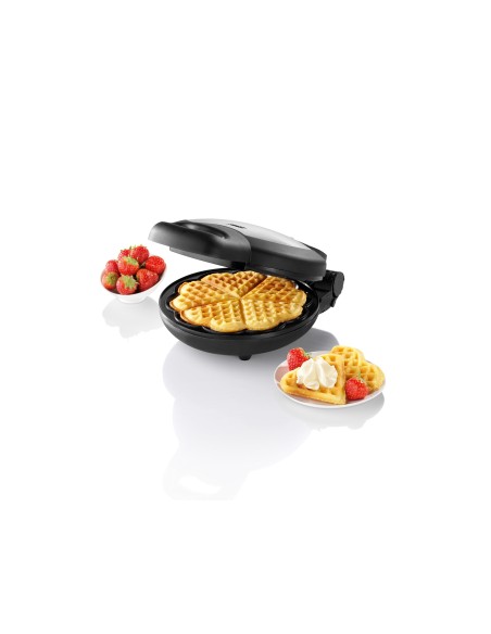 Princess 132391 5 waffle 1000 W Nero, Acciaio inossidabile