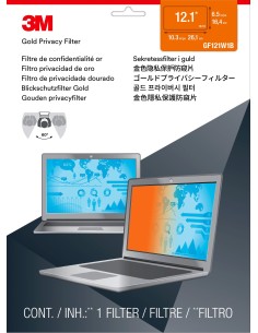 3M Filtro Privacy oro per laptop widescreen da 12,1” (16 10) 2