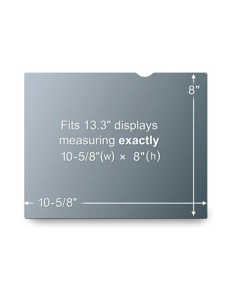 3M PF13.3 Notebook Privacy Filter Filtro per la privacy senza bordi per display 33,8 cm (13.3")