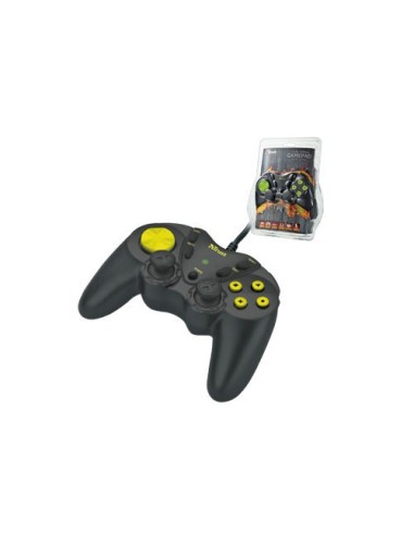 Trust 14801 periferica di gioco Nero USB 2.0 Gamepad Analogico PC, Playstation 2