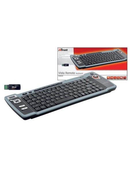 Trust Vista Remote Keyboard KB-2950 IT tastiera RF Wireless Nero