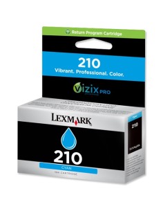Lexmark 210 C cartuccia d'inchiostro 1 pz Originale Resa standard Ciano