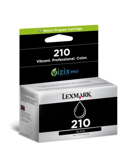 Lexmark 210 K cartuccia d'inchiostro 1 pz Originale Resa standard Nero per foto