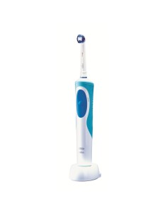 Oral-B Vitality Precision Clean Adulto Spazzolino rotante-oscillante Blu, Bianco