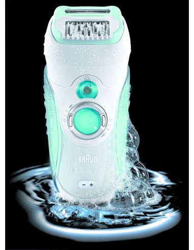 Braun Silk-Epil 7 Dual 7891 Wet & Dry 40 pinzette Verde, Bianco