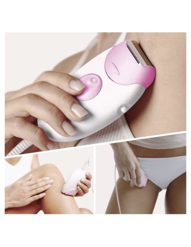Braun Silk-épil 3 Silk-?pil 3-270, Epilatore Donna Per La Rimozione Duratura Dei Peli - Bianco Rosa