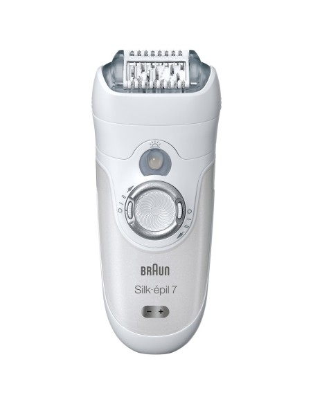 Braun Silk-épil 7681 40 pinzette Argento, Bianco