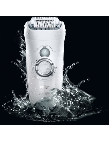 Braun Silk-épil 7681 40 pinzette Argento, Bianco