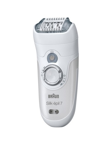 Braun Silk-épil 7681 40 pinzette Argento, Bianco