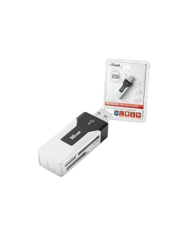 Trust 36-in-1 USB2 Mini Cardreader CR-1350p lettore di schede USB Bianco
